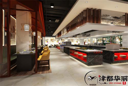 同心老川香火锅店设计方案鉴赏|同心火锅店设计装修公司推荐