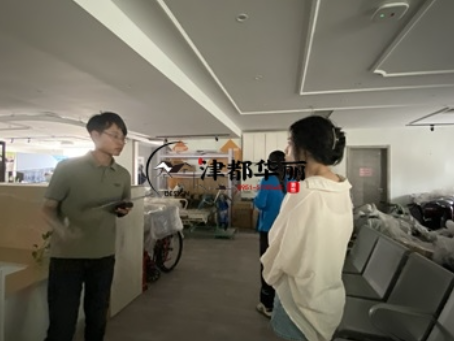 同心装修公司|同心鑫乐康养店改造设计装修项目现场勘察
