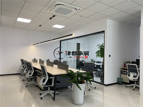 同心办公室装修设计项目|津都华丽设计
