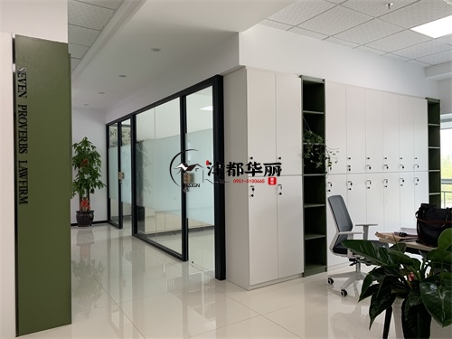 同心办公室装修设计项目|津都华丽设计