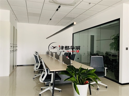 同心办公室装修设计项目|津都华丽设计
