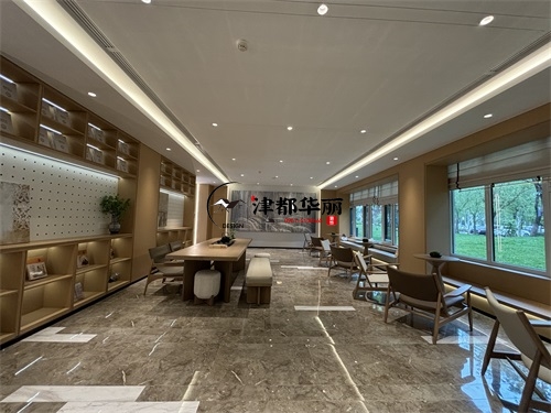 同心售楼部展厅装修设计项目|津都华丽设计