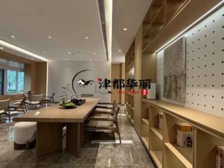 同心装修公司|同心望远民生售楼部展厅装修设计实景