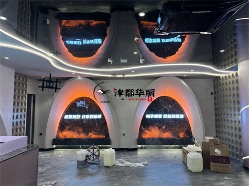 同心自助餐厅装修设计项目|津都华丽设计