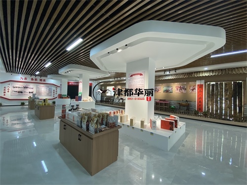同心农业展厅装修设计项目|津都华丽设计