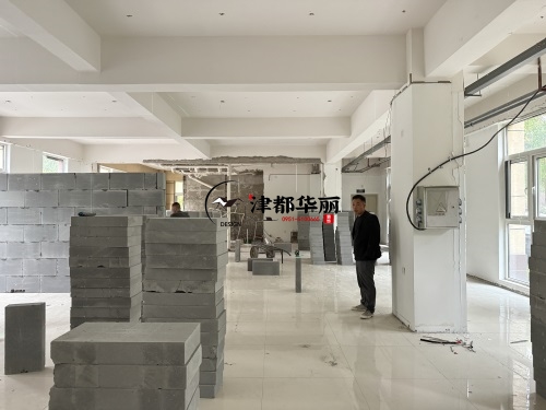 同心办公室装修设计项目|津都华丽设计