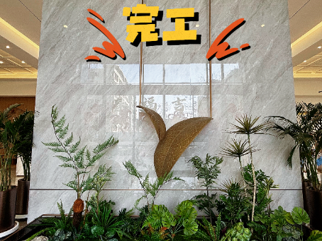 同心装修公司推荐|同心大河雲初售楼部装修软装布场