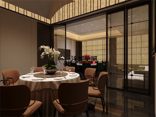 同心会所装修设计项目|津都华丽设计