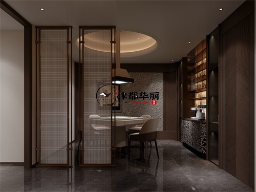 同心会所装修设计项目|津都华丽设计